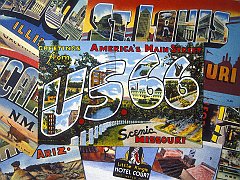 US 66 Postcards, Author's Collection